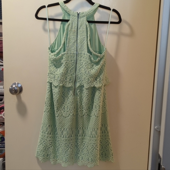 Alya Mint Green Knit Dress - Picture 5 of 8